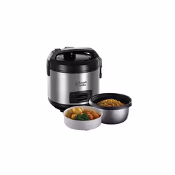 Russell Hobbs 27080-56 Rice Cooker 2800 g, Steam Basket, Lockable Lid, Keep Warm, Removable Non-Stick Bowl