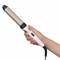 Remington Hydraluxe 32mm Curling Wand - Create waves & curls, Moisture Lock Ceramic coating, Hydracare Healthy Temperature setting, CI89H1