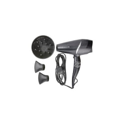 Supercare Pro Ionic Hair Dryer 2200 - Includes Diffusor and Slim Styling; Wide Drying Concentrators;AC7250, Black