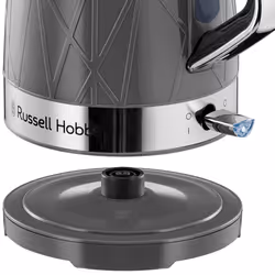 28082 Structure Electric Kettle - Contemporary Design Cordless Kettle with Fast Boil and Boil Dry Protection, 1.7 Litre, 3000 W, Grey