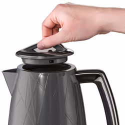 28082 Structure Electric Kettle - Contemporary Design Cordless Kettle with Fast Boil and Boil Dry Protection, 1.7 Litre, 3000 W, Grey