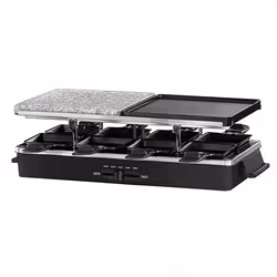 Russell Hobbs Multi Raclette 3 in 1, 8 person(s), Black, 1400 W, 8 pc(s), 1 pc(s)