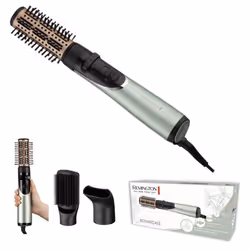 Remington AS5860, Hot air brush, Black, Silver, 3 m, 800 W, 345 mm, 102 mm
