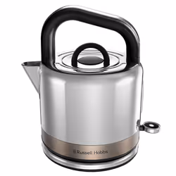 Russell Hobbs 26422-70, 1.5 L, 1350 W, Stainless steel, Titanium, Stainless steel, Water level indicator, Cordless
