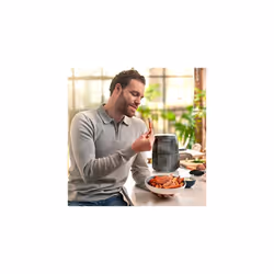 Small Digital Air Fryer, Energy Saving Airfryer, 1.8 Litre Capacity, Black
