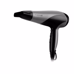 Remington D3190S, AC, Black, Silver, Hanging loop, Buttons, 2200 W, 303 mm