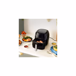 Medium Digital Air Fryer, Energy Saving Airfryer with 10 Cooking Functions including Bake, Grill and Dehydrate, 4 Litre Capacity, Black