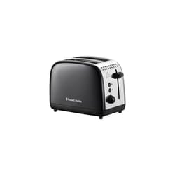 26550 Stainless Steel 2 Slice Toaster - Long Slots with 6 Browning Settings and High Lift Feature, Black