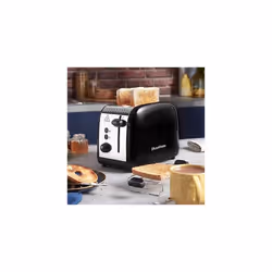 26550 Stainless Steel 2 Slice Toaster - Long Slots with 6 Browning Settings and High Lift Feature, Black - Additional view 7
