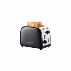 26550 Stainless Steel 2 Slice Toaster - Long Slots with 6 Browning Settings and High Lift Feature, Black - Additional view 8