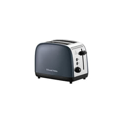 26552 Stainless Steel 2 Slice Toaster - Long Slots with 6 Browning Settings and High Lift Feature, Grey