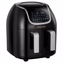 Russell Hobbs SatisFry Air Dual Basket, Hot air fryer, 8.5 L, 30 °C, 200 °C, Double, Black, Stainless steel
