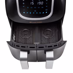 Russell Hobbs SatisFry Air Dual Basket Double 8.5 L Stand-alone 1800 W Hot air fryer Black, Stainless steel