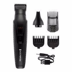 Hair Clipper Men [10-in-1 Kit with 5 attachments, Beard & Hair Trimmer, Nose Ear & Eyebrow Trimmer] G10 (Graphite Engineered  ...
