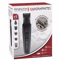 Hair Clipper Men [10-in-1 Kit with 5 attachments, Beard & Hair Trimmer, Nose Ear & Eyebrow Trimmer] G10 (Graphite Engineered Coating, Self-Sharpening - Additional view 5