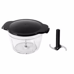 Food Processor [Mini Chopper] Electric Dicer (For Vegetables, Fruit, Meat, Garlic, Onion, 1L Bowl, Dishwasher Safe, 2 Speeds,Stainless Steel Blades,