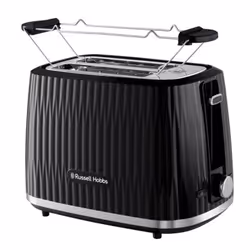 Russell Hobbs 27371-56, 2 slice(s), Black, Stainless steel, 800 W, 0.61 m, 191 mm