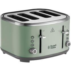 Russell Hobbs Stylevia Sage 4 Slice Wide Slot Green Toaster 26294