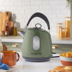 Russell Hobbs Stylevia Sage 1.5L Kettle - Rapid Boil Sage Green Kettle