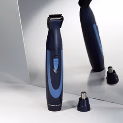 Nose and Ear Trimmer 13 Piece Travel Kit (3 attachments: Rotary nose and ear attachment, 1-5mm detail trimmer & comb attachment, Battery Operated, - Additional view 3