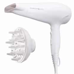 Ionic Hair Dryer (2200W, Ionic Conditioning for Frizz-Free and Shiny Results,3 Heat & 2 Speed Settings and Cool Shot, 2 Attac ...