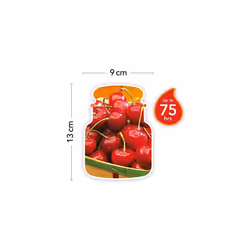 Scented Candle | Black Cherry Medium Jar Candle| Burn Time: Up to 75 Hours