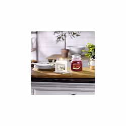 Scented Candle | Black Cherry Medium Jar Candle| Burn Time: Up to 75 Hours