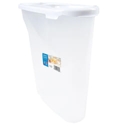 5l White Cereal Dispenser Storage - Food Wham Containers Kitchen Plastic Lunch -  cereal food storage wham dispenser white 5l containers kitchen