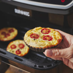 4 Air Fryer Mini Round Flan Dishes Fluted Edge Non Stick Baking