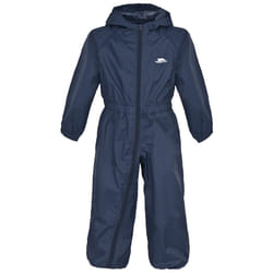 Trespass Kids Rainsuit Waterproof Button - 3-4 Years, Navy Blue