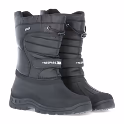 Trespass Adults Pull On Snow Boots Dodo - 7, Black