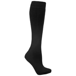 Trespass Tubular Adults Luxury Ski Tube Socks - 4/11, Black