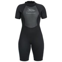Trespass Womens Wetsuit 3mm Short Length Scubadive - 6, Black