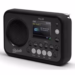 Roberts Radio Play 20 Personal Analog & digital Black