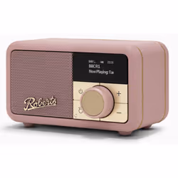 Roberts Radio Revival Petite 2 Portable Digital Pink