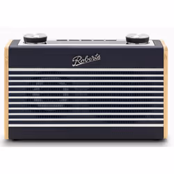 Roberts Radio Rambler Uno, Portable, Digital, DAB, DAB+, FM, 3.5 mm, Bamboo, Navy, Aluminium, Bamboo