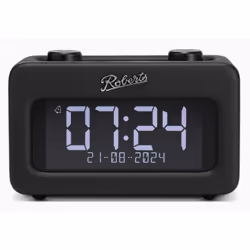 Roberts Radio Revival Rest Digital alarm clock Black
