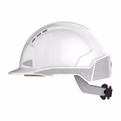 JSP EVOLite One Size Safety Helmet with Wheel Ratchet and Refelctive CR2 - White - Vented - (AJB170-400-100)
