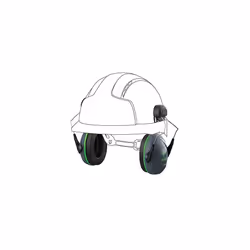 JSP Sonis 1 Helmet Mounted Ear Defenders - SNR 26 - (AEB010-0CY-800)