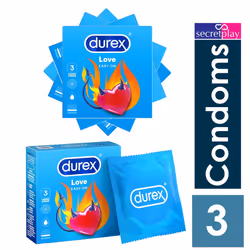 12 x Durex Love Condoms ( 4 x Pack 3 ) | Sealed Box | Regular Easy On
