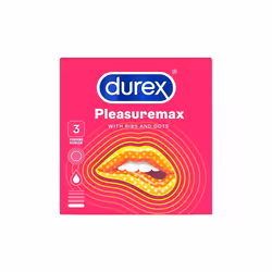 12 Durex Pleasuremax Condoms With Ribs & Dots