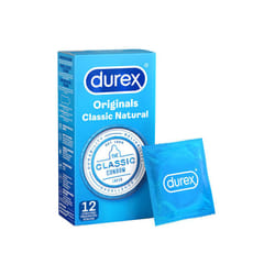 Durex Classic Natural Condoms 12 Pack