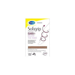 Softgrip Compression Stocking Class I Below The Knee Closed Toe Natural Size L