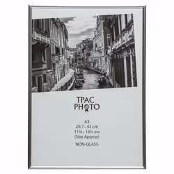 The Photo Album Company A3MARSIL 30 x 42 cm A3 Photo Frame - Silver
