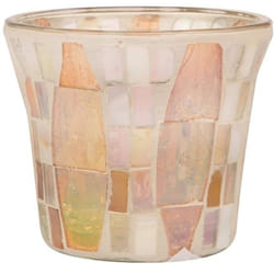 Yankee Candle Gold Wave Mosaic Votive Holder
