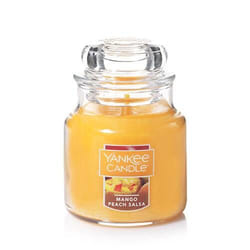 Yankee Candle Mango Peach Salsa wax candle Cylinder Musk Orange 1 pc(s)