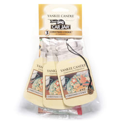 Yankee Candle 1166123E Car Freshener  Car Jar Bonus 3 Pack  Christmas Cookie