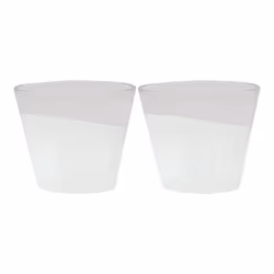 Yankee Candle Set of Two Sandblast Grey Design Votive Holder