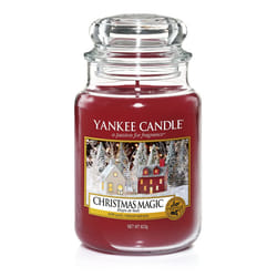 Yankee Candle Classic Jar Christmas Magic, Red, 10.7 x 10.7 x 16.8 cm