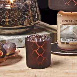 Yankee Candle Modern Pinecone Votive Holder Purple